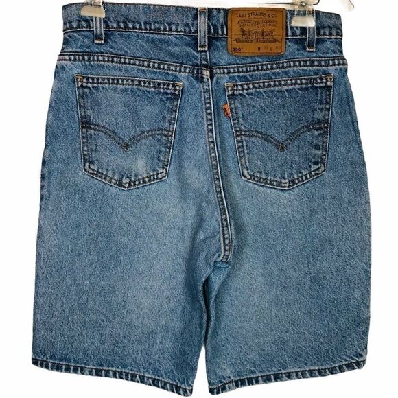 VINTAGE LEVI'S Loose High Waist Shorts Size 31 - Picture 7 of 13